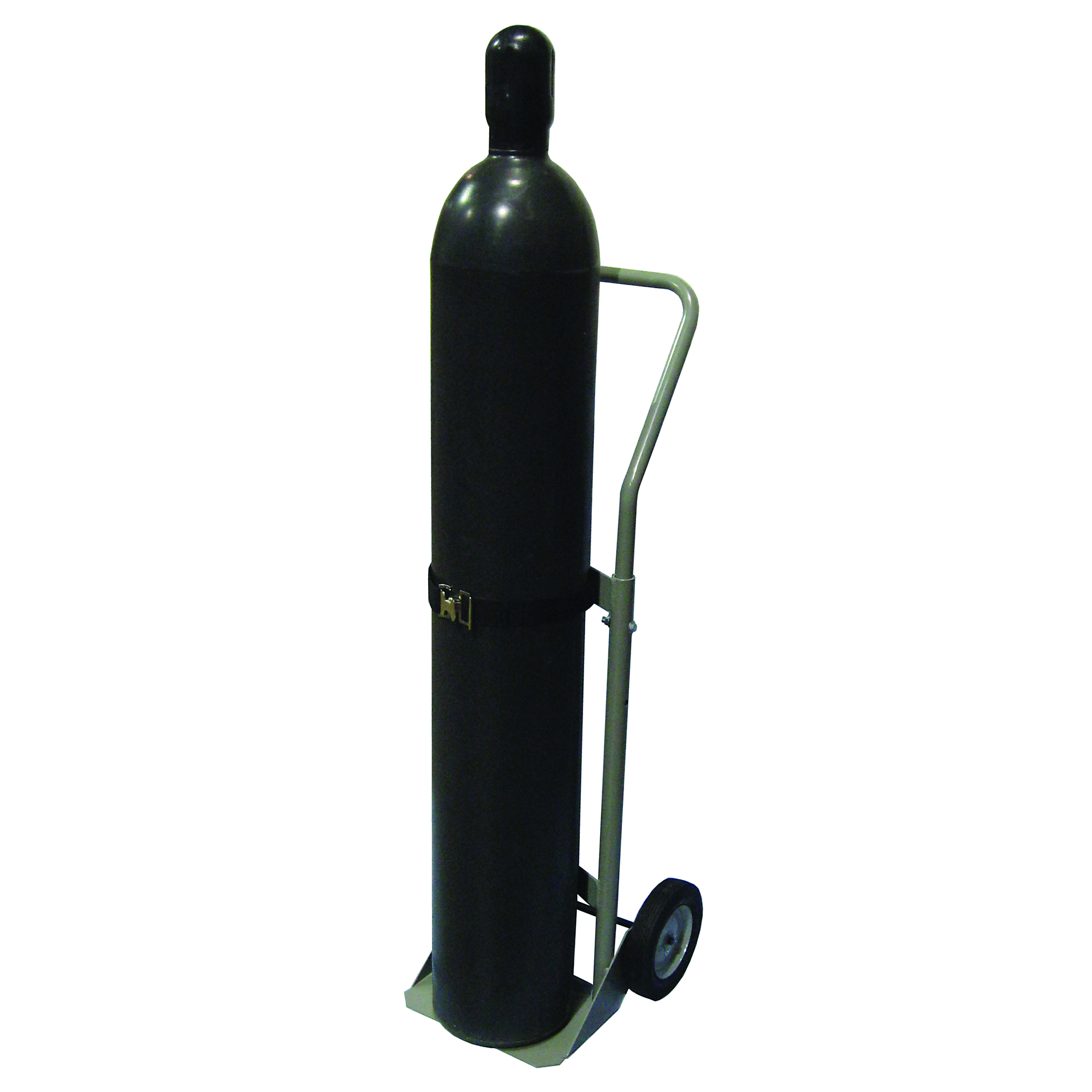 Justrite Single Cylinder Hand Truck — 8in. Semi-Pneumatic Wheels, Model# 35000